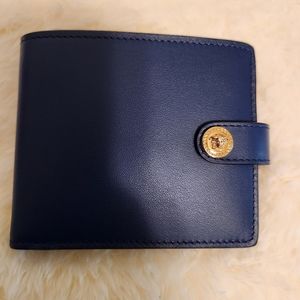 AUTHENTIC VERSACE BLUE MENS WALLET